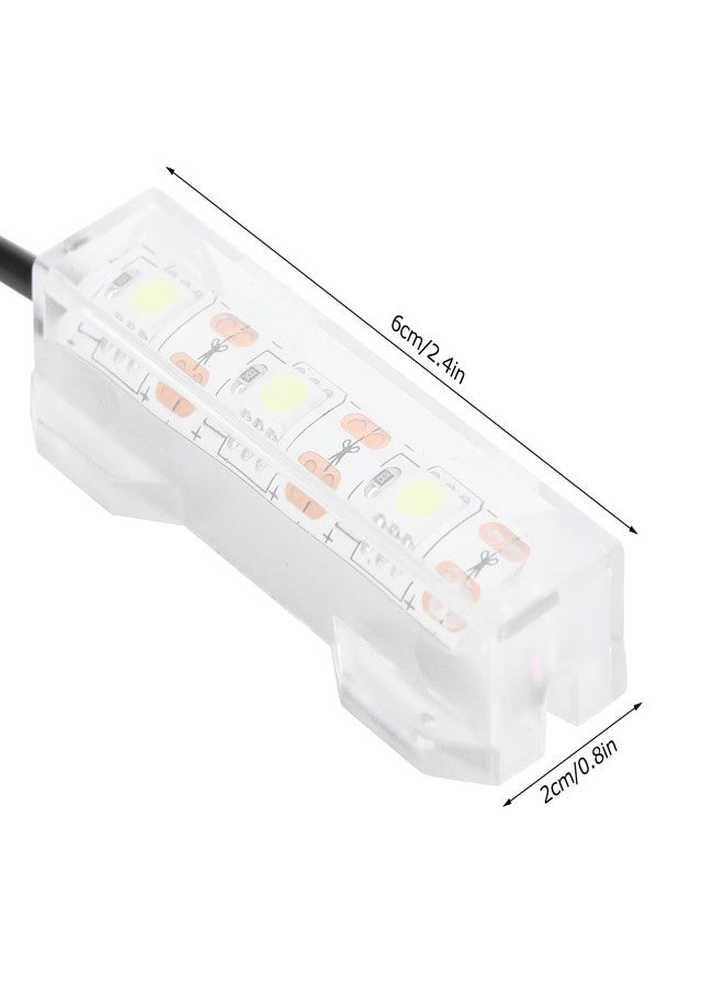 Kodrily Soft LED Aquarium Plant Light, 5V 0.6W USB 2.0 Mini Aquarium Lamp, LED Desktop Fish Tank Light with 3.28ft Cable, White Lighting Small Water Plant Light for Plant Grow - Image 4
